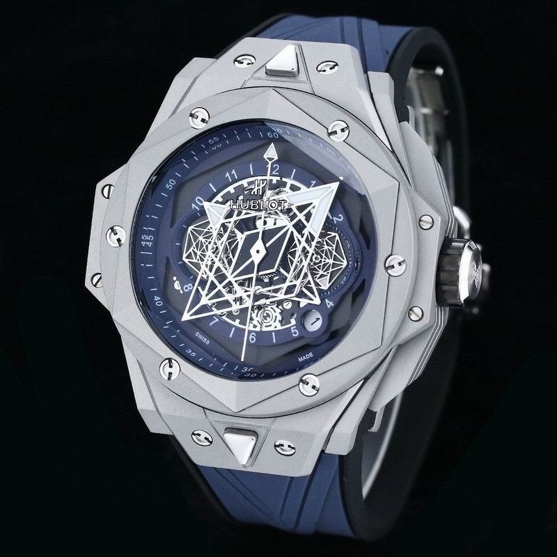 Hublot 45mm 04-Big Bang Sang Bleu (6)